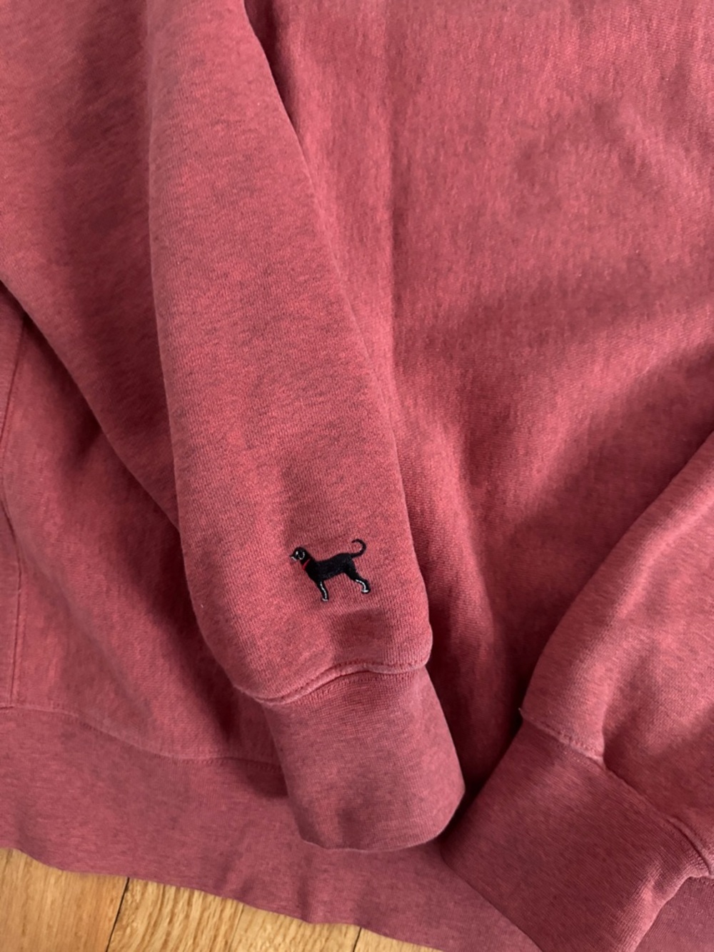 The Black Dog Red Pullover with Black Dog Graphic - Picture 7 of 10